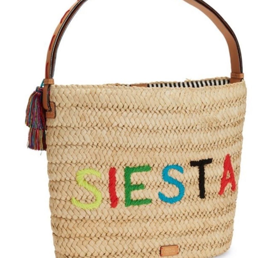 Frances Valentine Fiesta/Siesta Straw Bag